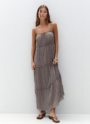 Сарафан сукня міді pull bear оригінал