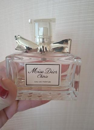 Духи miss dior cheri в остатке 15мл
