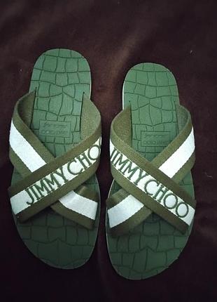 ​🌿 стильные брендовые шлепанцы/сланцы jimmy choo (made in italy)