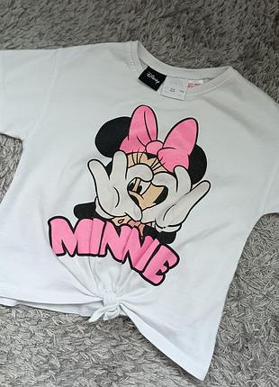 Дитяча біла футболка zara з колекції disney