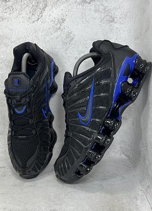 Чорні чоловічі кросівки nike shox ti black