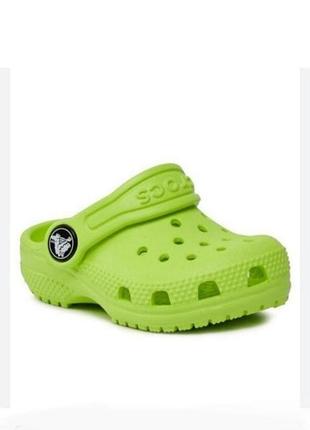 Кроксы сабо шлепанцы бренда crocs classic clog.крест 6-7 eur.  23-24