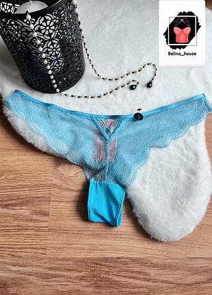 Блакитні мереживні трусики, бразиліани від hunkemoller