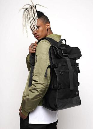 Рюкзак роллтоп премиум качества, черный