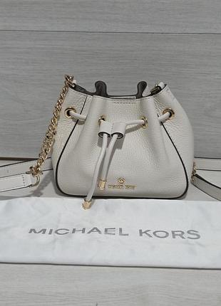 Кожаная кросс боди сумка michael kors, оригинал