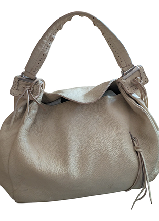 Стильная кожаная сумка мешок tod's