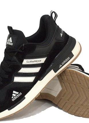 Кросівки чоловічі adidas весна-літо-осінь, адідас текстиль.натуральний замш, на піні
