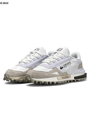 Кроссовки lacoste elite active white