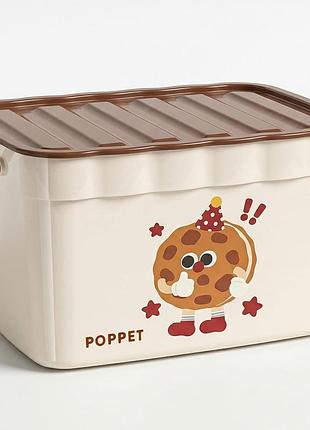 Ящик для хранения игрушек poppet happy day white