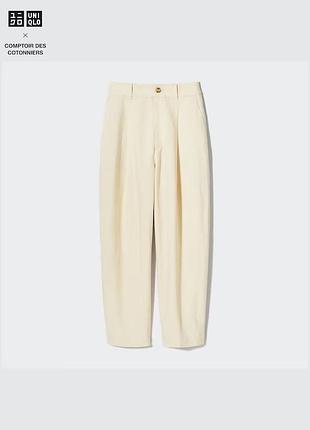 Штани брюки з льоном uniqlo