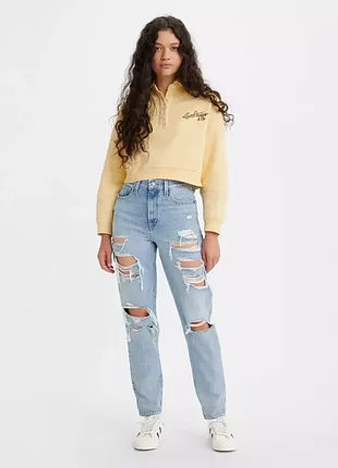 Джинсы женские levi's high-waisted mom jeans / 25*29