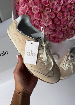 👟 кроссовки alo sunset sneaker beige / наложка bs👟
