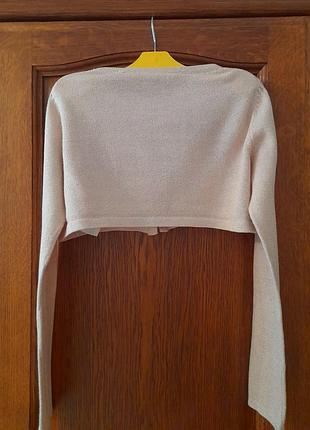 Нежно-розовое болеро 2