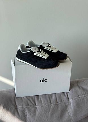 👟 кроссовки alo yoga sunset sneaker black / наложка bs👟