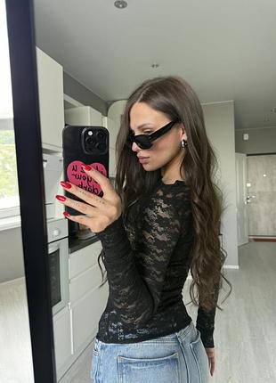⭐️  гипюровый лонгслив 2