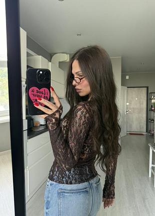 ⭐️  гипюровый лонгслив 8