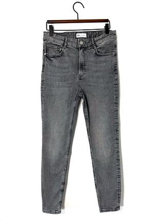 Сірі джинси скіні zara