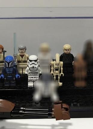 Фигурки lego star wars, spider-man, minecraft 2