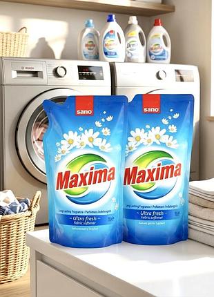 Sano maxima ultra fresh ополіскувач кондиціонер для білизни (одягу), 1 л