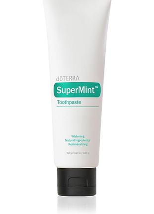 Зубная паста doterra отбеливающая supermint