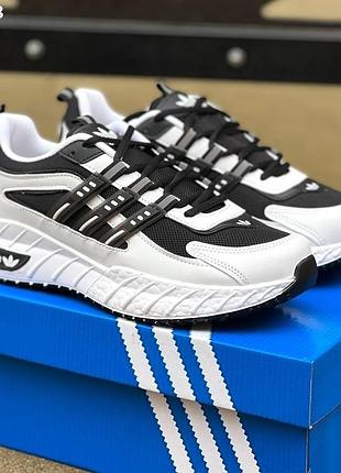 Кроссовки adidas edition white black (бело/черные)