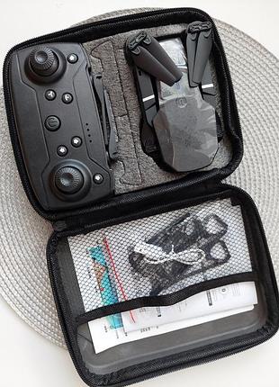 Складний квадрокоптер, дрон e88 з камерою (black e88 single camera), wi-fi, новий.