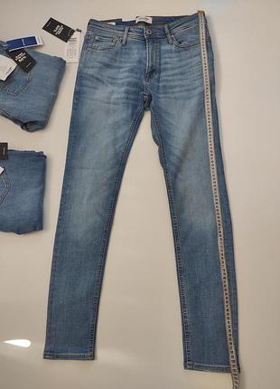 Мужские стрейчевые узкие джинсы skinny w31/l32 новые сток акция
