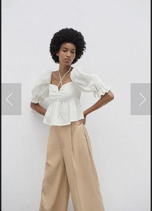 Топ zara бавовняний