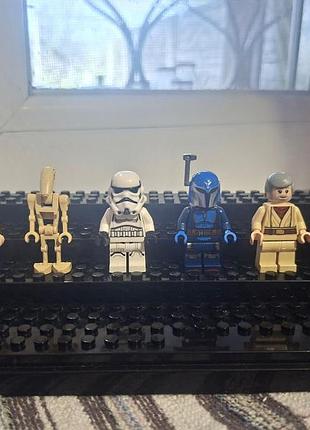 Фигурки lego star wars, spider-man, minecraft 3