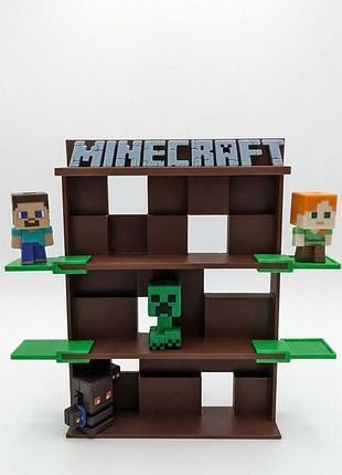 Підставка стенд для фігурок minecraft kinder joy