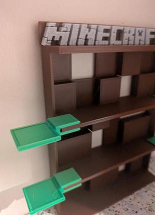 Підставка стенд для фігурок minecraft kinder joy 3