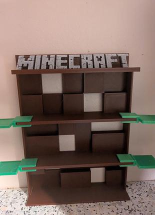 Підставка стенд для фігурок minecraft kinder joy 2