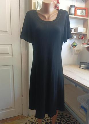 Трикотажное платье футболка из ацетатного шелка ronni nicole by ouida, size 16