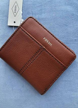 Шкіряний гаманець mila bifold від американського бренду fossil.