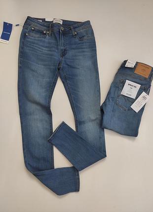 Мужские стрейчевые узкие джинсы skinny w29/l32 aкция