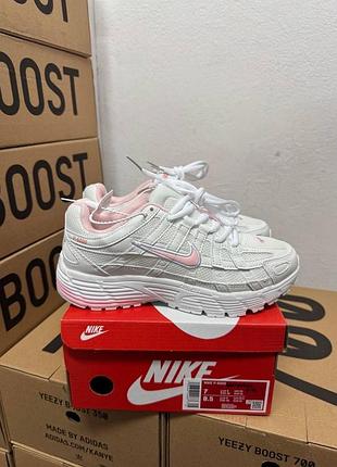 Жіночі кросівки білі nike p-6000