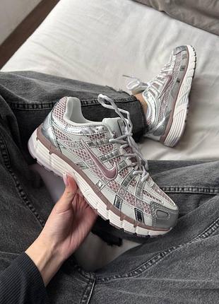 Жіночі кросівки трендові nike p-6000 platinum