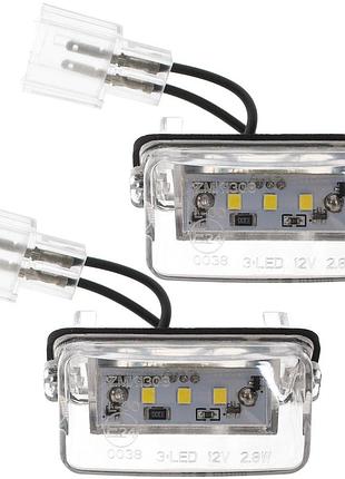 Citroen berlingo c3 c4 c5 ds4 jumpy saxo spacetourer xsara зі світлодіодними фарами 2 шт. комплект 2835smd