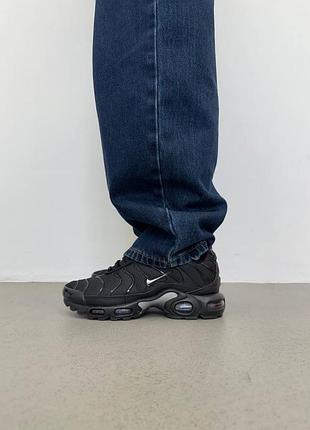 Чоловічі кросівки nike air max plus mini swoosh black silver / smb+ 🔗