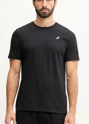 Футболка чоловіча asics spiral embroidery tee performance black