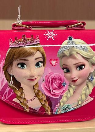 Дитяча сумочка frozen для дівчинки червона через плече 17×13×6 см