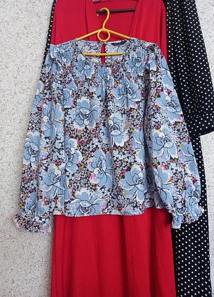 Блуза с цветочным принтом m&amp;s collection