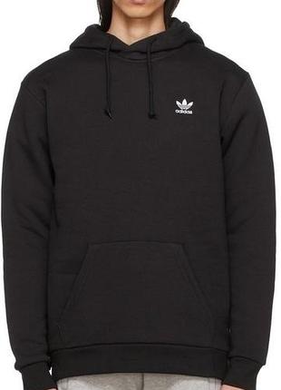 Оригінальне худі adidas essentials hoodie 'black' - h34652