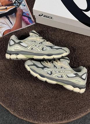 Кросівки asics gel-nyc • white/beige