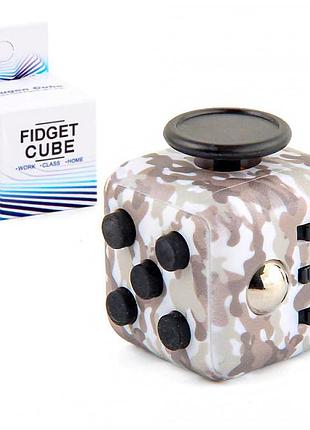 Кубик антистрес fidget cube мілітарі (сірий)