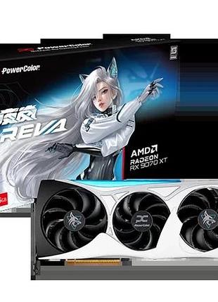 Відеокарта amd radeon rx 9070 xt 16gb gddr6 hellhound reva edition powercolor (rx9070xt 16g-l/oc/reva)