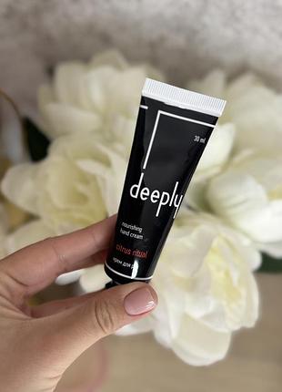 Крем для рук deeply citrus ritual nourishing hand cream