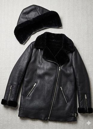 Натуральна дублянка-трансформер alexandra leather & fur (розмір xl)