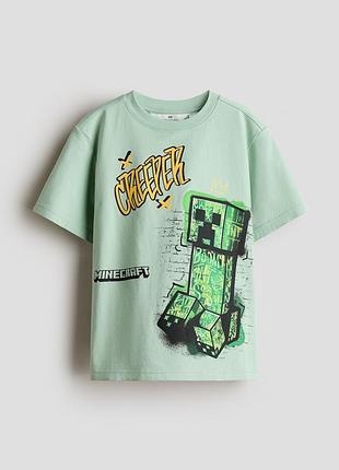 Футболка на хлопчика h&m minecraft