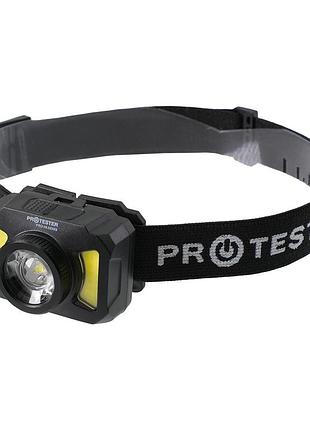 Ліхтарик налобний світлодіодний (led) із зумом protester pro-hl0550s